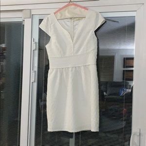 White cocktail dress